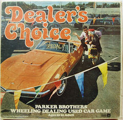Dealers Choice Used Car Game © 1970 Parkers Brothers